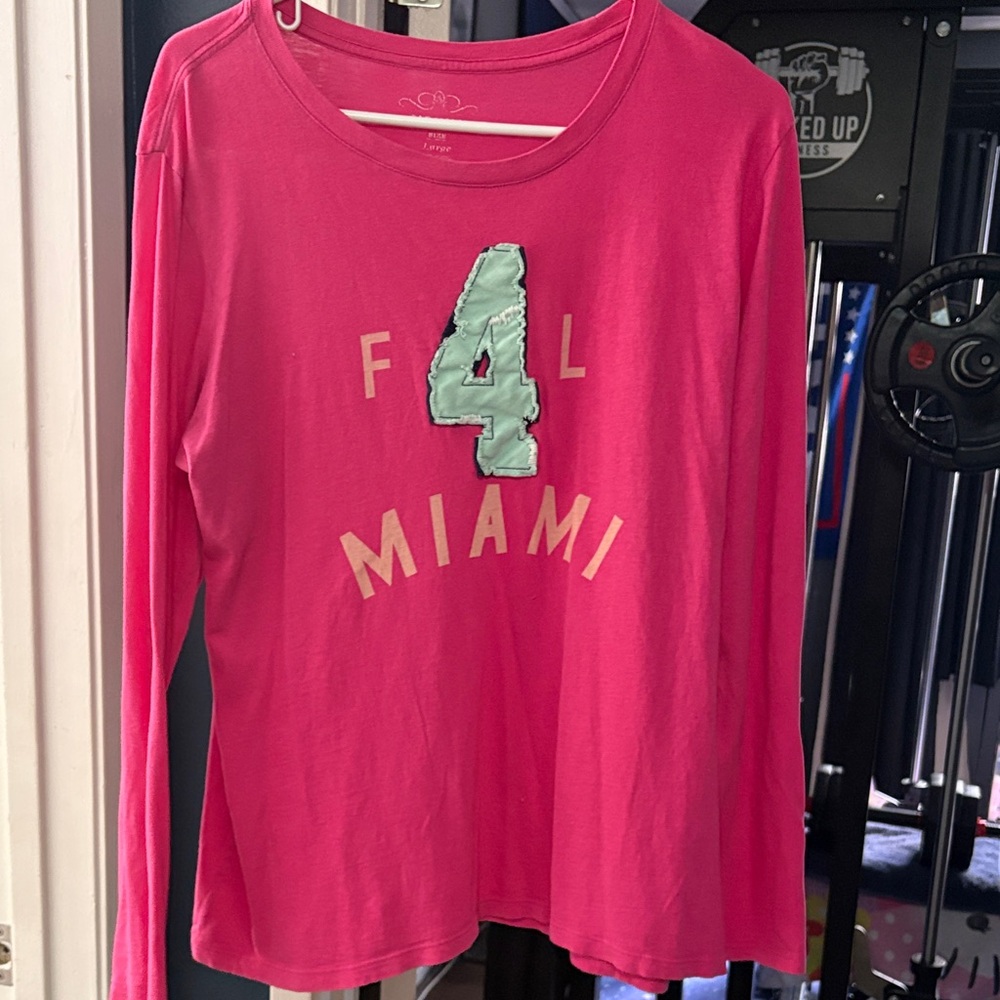 Old Navy Pink Long Sleeve Tee
